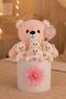 Mom to Be Written Crowned Plush Teddy Bear Gift Box – Gift for Mother-To-Be and Baby Girl - 3