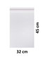 500 Pieces 32 X 40+5 cm Adhesive Transparent Glossy Opp Bags Dowry Bags - 2
