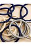 Women Assorted Plain Hair Elastics (Pack of 18) - 5