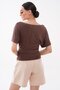 Women's Boat Neck Stone Detailed Blouse - 5