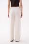 Women's Elastic Waist Linen Trousers - 5