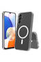 Galaxy S23 Fe Case Thick Silicone Magsafe Camera Raised Transparent - 2