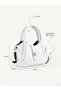 Peggy Women's Handbag and Shoulder Bag with Buckle Detail and Adjustable Strap - 6