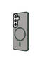 Galaxy S24 Case Magsafe Supported Camera Raised Matte Anti-Fingerprint Silicone Tkng - 5