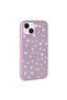 iPhone 14 Case Glittery Diamond Stone Camera Raised Silicone Omsy
