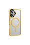 iPhone 16 Case Magsafe Supported Camera Raised Matte Anti-Fingerprint Silicone Scks - 4