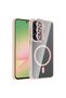 Galaxy A37 Case with Camera Stand, Magsafe Supported, Transparent Back, Silicone Senk - 8