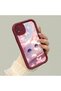 Realme C20/C20A Compatible Case Camera Protector Claret Red Silicone Couple Phone Case Cat Pattern - 2