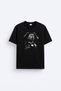 Argentina Enzo Fernandez Printed Cotton Black T-Shirt T-Shirt