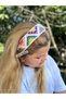 Luxury Trend Wide Knit Zigzag Floral Pattern Crown Hair Band Colorful Bohemian Women's Children's Tiara Knitted Crown - 2