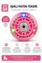 64 mm Colorful Led Light up Pink Skate Wheels Pu Silicon Abec 7 Bearing Code 34