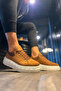 Tan Suede Lace-Up Men's Sneaker - 2