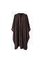 Women's Brown Metallic Open Front Draped Cape Abaya