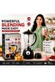 2-in-1 Multifunction Blender Grinder 500W, 1.5L Jar, 4 Speed with Pulse, Ice Crush, Black - 6