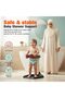 Baby Bath Support Stool | Anti-Slip Shower Stand for Toddlers & Infants 6-36 Months (Brown) - 3