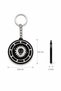 Zodiac Sign Keychain Lion - Plexiglass Gift Zodiac Themed Keychain, Birthday Gift - 6