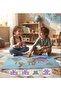 Wooden Double Layer World Map Puzzle |   50 Pieces Educational and Learning Geography Game - 3