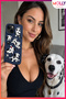 Cotton Candy Dalmatian Diary Patterned Velvet Inside Silicone Case for iPhone 15 - 2