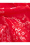 Hearted Square Satin Scarf - 3