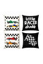 Small Race Car Patterned 4-Piece Kids and Baby Pillowcase Set - 3