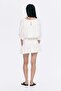 Ruched-waist mini skirt - 4