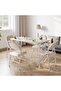 Folding Table(no chair), Protable Foldable Card Table, Metal Legs Support, Upholstered PU Leather Tabletop, Heavy Duty, No Assembly Required, Perfet for Indoor and Outdoor - 7