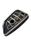 Bmw g Series Compatible Fem Smart Remote Control Key Protection Case Auto Keychain Black Silver