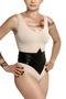Black Waist Corset with Rivet Detail
