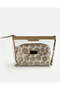 Women Brown Printed 2 Piece Cosmetic Pouch Set