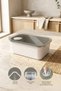 Stainless Steel Vacuum Storage Container, Oven and Cake Container 1.3Lt Food Container Lunch Box