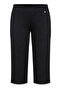 Women's Cotton Combed Cotton Pocket Capri Pants K225 Black - 4