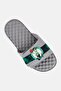 Men Boston Celtics Distressed Slip On Slides, Grey - 4