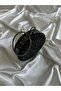 Stone-Embellished Cylinder Model Wedding Engagement Evening Dress Bag Stone-Embellished Black - 2