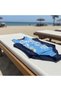 Women's Beachwear Blue Color Printed Swimsuit Bb2725 - 2