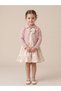 Premium Vintage Floral Patterned Girls' Set with Bow Detail - 2