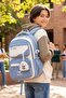 Relaxion Unisex School Backpack Travel Camping Daily Student Backpack School Bag 2466 Black - 3