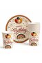 Birthday Cardboard Cup and Plate Set |   Happy Birthday Party Supplies for 8 People