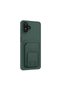 حافظة جالاكسي A07 مع حامل للبطاقات وحامل للكاميرا من السيليكون BRSA - 8