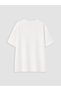 Lcw Kids White Crew Neck Printed Girls' T-Shirt - 4