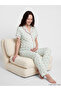 I Shirt Roba Collar Strawberry Printed Maternity Pajama Set from Freezen Store - 3
