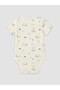 Two Mt Shop Quality Lcw Baby Ecru Baby Boy Snap Fastener Bodysuit 2-Pack - 3