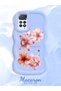 Redmi Note 11 Pro 4g Compatible Case Camera Protector Blue Silicone Couple Phone Case Floral Pattern - 2