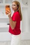 Soft Touch Modal Fabric Embroidered Laser Cut T-Shirt - 4