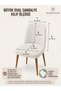 Large Oval Kitchen Chair Cover - Lycra Washable Elastic Chair Cover Chair Cover Single Piece - 3