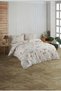 Single Duvet Cover Set Sakura Salmon Ranforce Cotton Fabric 57 Thread - 2