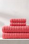 Phaselis Bath Towel Set - 2-Piece Hand Towel 50X90 cm and 2-Piece Bath Towel 70X140 cm - 2