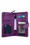 Women's Genuine Leather Zippered Multi-Compartment Long Wallet - 2