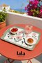 Konak Non-Slip Serving Tray 41 X 30 cm – Melamine Breakfast, Tea and Hotel Tray - 2