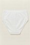 Women's 10 Pieces White High Waist Plus Size Cotton Elastic Waist Mommy Panties Underwear - 5