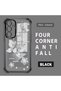 Samsung Galaxy A55 Compatible Transparent Back Four-Corner Reinforced Impact Protection Silicone Case
